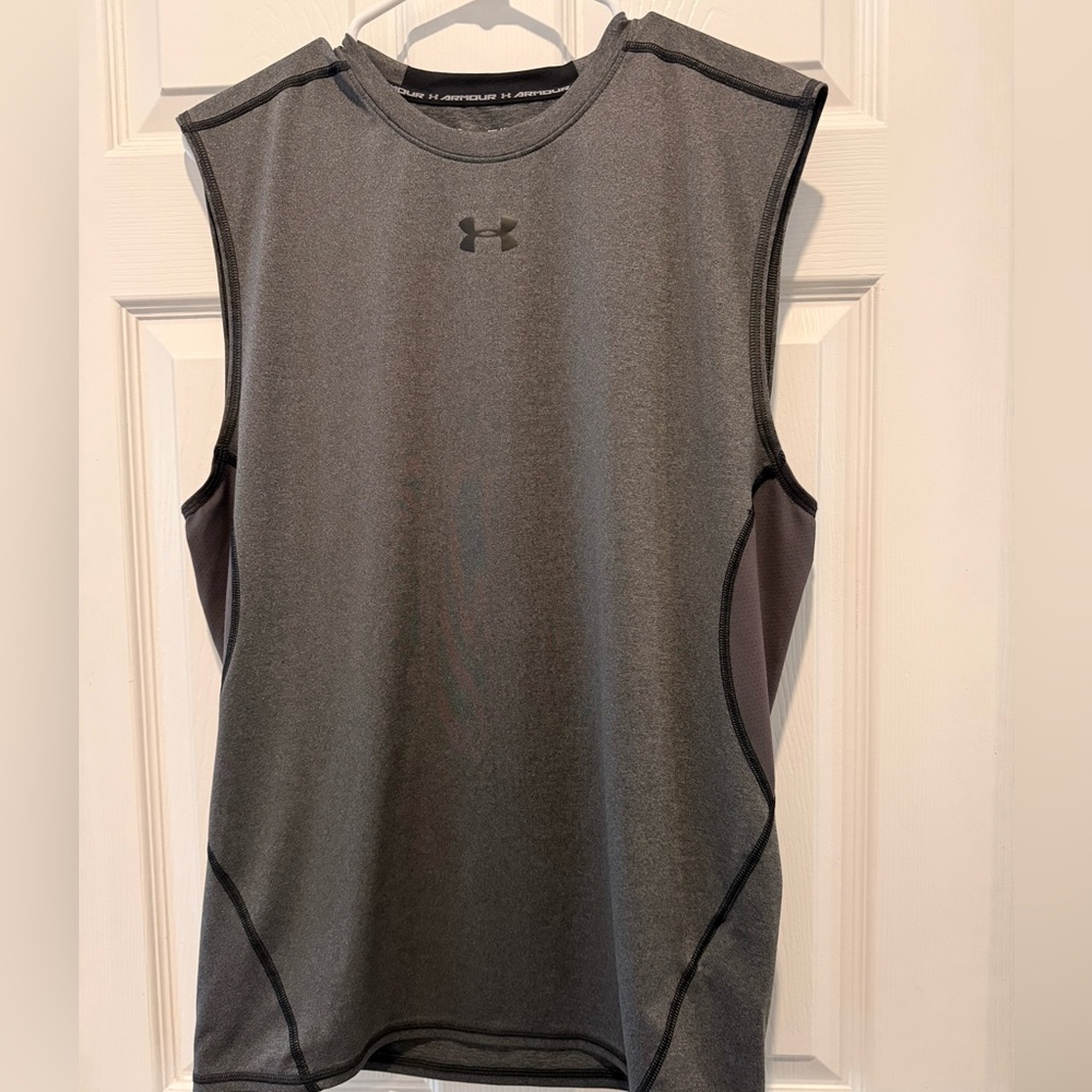 Under Armour Charcoal Compression Men’s Heatgear Tank NWT XXL